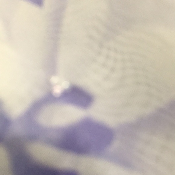 Valerie Stevens, sheer purple and white robe/cover-up. Size Medium - Picture 7 of 8